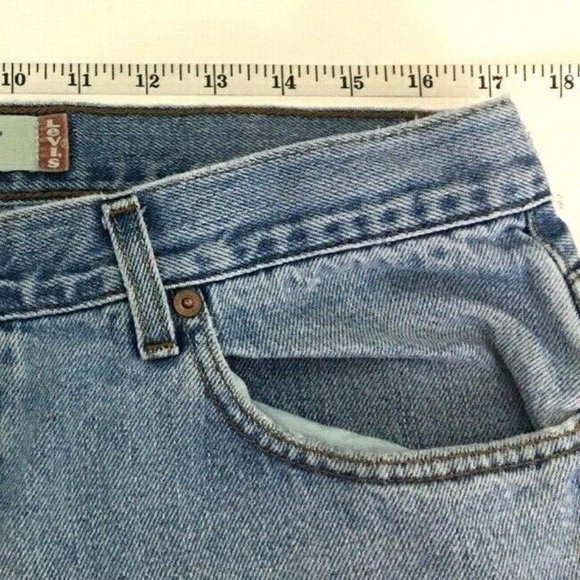 VIntage Levis 550 Blue  Jeans Mens Actual Sz34x30 - Picture 7 of 11